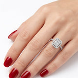 0.30 Carat Natural Diamond Baguette Design Diamond Ring | LONDIA