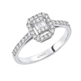 0.30 Carat Natural Diamond Baguette Design Diamond Ring | LONDIA
