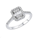 0.30 Carat Natural Diamond Baguette Design Diamond Ring | LONDIA