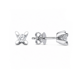 0.30 Carat Natural Diamond Butterfly Design Stud Earrings  LONDIA