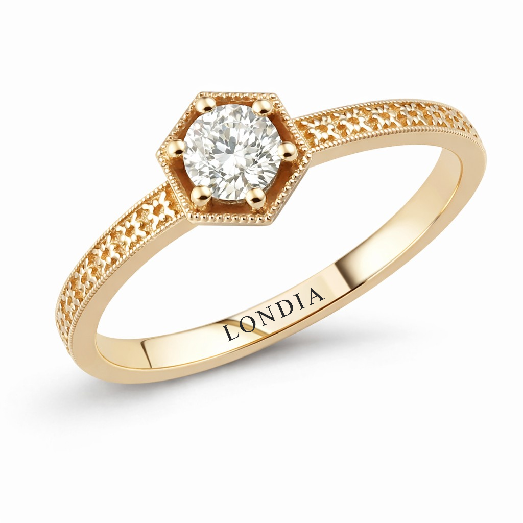 0.30 Carat Vintage Solitaire Ring