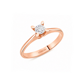 0.30 Ct. Butterfly Design Solitaire Diamond Ring in 14K Gold