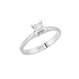 0.30 Ct. Butterfly Design Solitaire Diamond Ring in 14K Gold