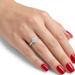 Magic Oval Solitaire Ring