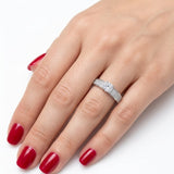 0.30 Ct. Natural Diamond Bold Design Ring, 14K Gold