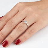 0.30 Ct. Natural Diamond Solitaire ''Classic'' Ring in 14K Gold