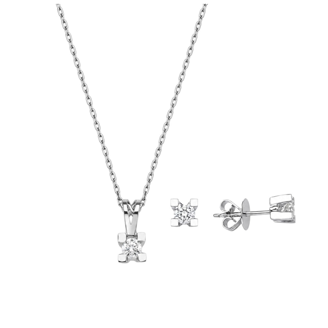 0.30 Ct Londia Natural Diamond Designer Solitaire Set – 14K Gold