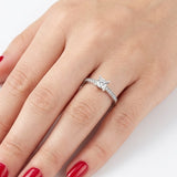 Natural Diamond Side Stone Design Ring