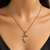 0.30 Carat Natural Diamond Charm Necklace