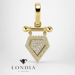 0.30 Carat Natural Diamond Charm Necklace