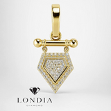 0.30 Carat Natural Diamond Charm Necklace
