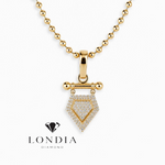 0.30 Carat Natural Diamond Charm Necklace