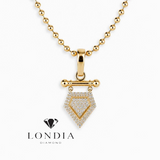 0.30 Carat Natural Diamond Charm Necklace