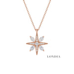 0.30 Carat Natural Diamond Star Design Necklace