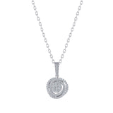 0.30 Ct. Natural Diamond Olympic Design Diamond Necklace in 14K Gold