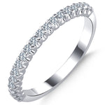 0.30 ct. Diamond Half Eternity Band Ring in 14K Fine Gold