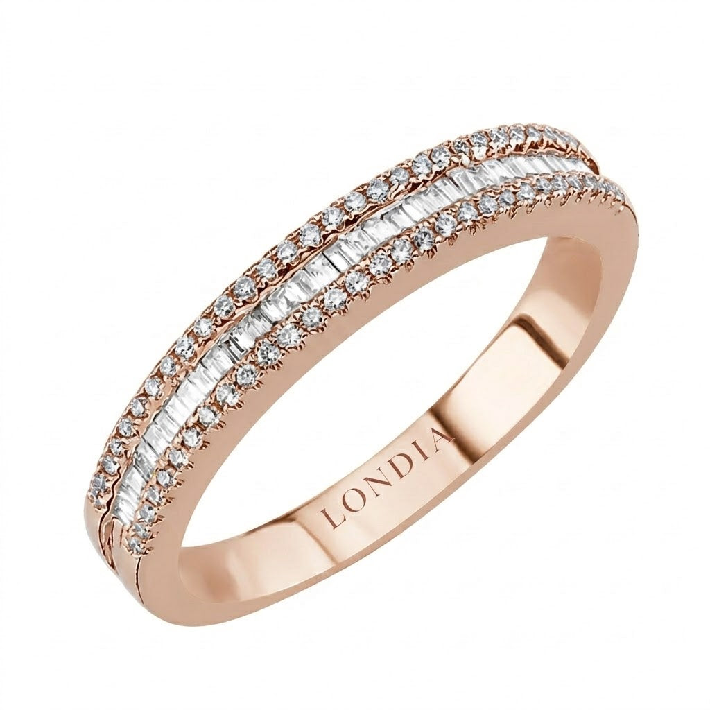 0.35 Carat Diamond Eternity Ring in 18K Solid Gold