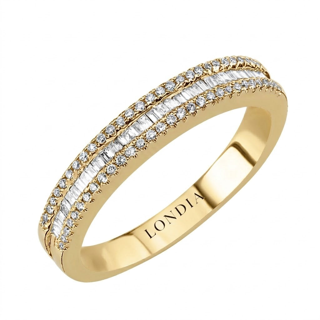 0.35 Carat Diamond Eternity Ring in 18K Solid Gold