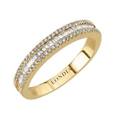 0.35 Carat Diamond Eternity Ring in 18K Solid Gold