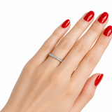0.35 Carat Diamond Half Eternity Ring in 14K Gold