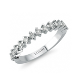0.35 Carat Diamond Half Eternity Ring in 14K Gold
