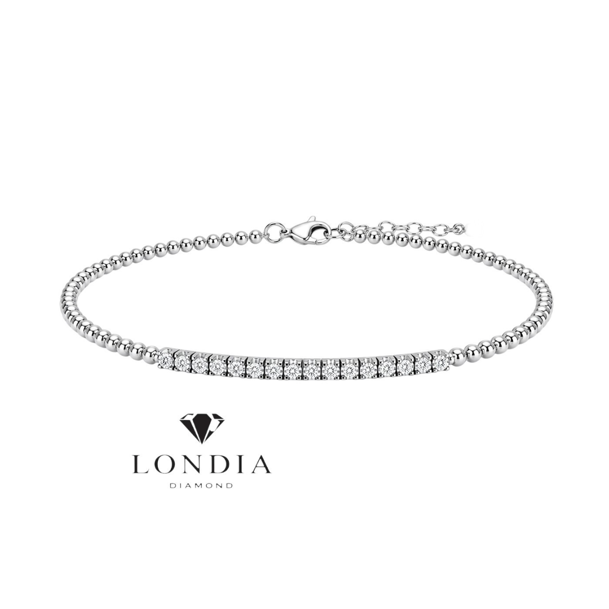 0.35 Carat Natural Diamond Clair Design Tennis Bracelet