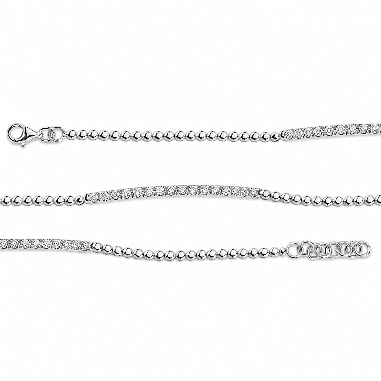 0.35 Carat Natural Diamond Clair Design Tennis Bracelet