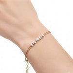 0.35 Carat Natural Diamond Designer Tennis Bracelet