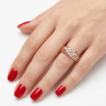 0.35 Carat Natural Diamond Flora Design Ring