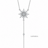0.35 Carat Natural Diamond Star Design Necklace