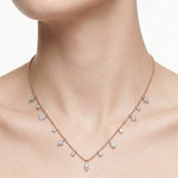 0.35 Carat Vintage Design Diamond Necklace in 14K Solid Gold