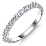 0.35 Ct. Diamond Full Eternity Band Ring In 14K Fine Gold