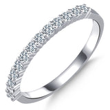 0.35 Ct. Diamond Full Eternity Band Ring In 14K Fine Gold