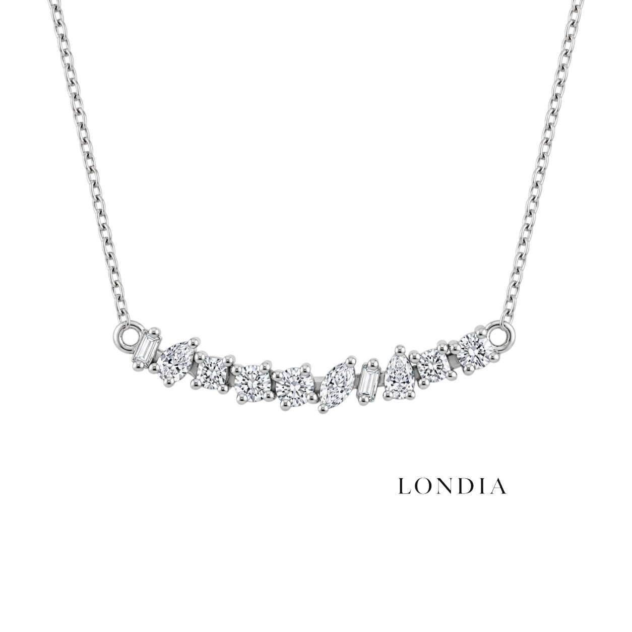 0.35 Ct. Natural Diamond Designer Necklace