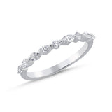 0.40 Carat Diamond Half Eternity Ring in 14K Gold