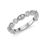 0.40 Carat Diamond Half Eternity Ring in 14K Gold