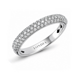 0.40 Carat Diamond Half Eternity Ring in 18K Gold