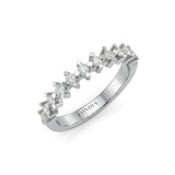 0.40 Carat Diamond Half Eternity Ring in 18K Gold