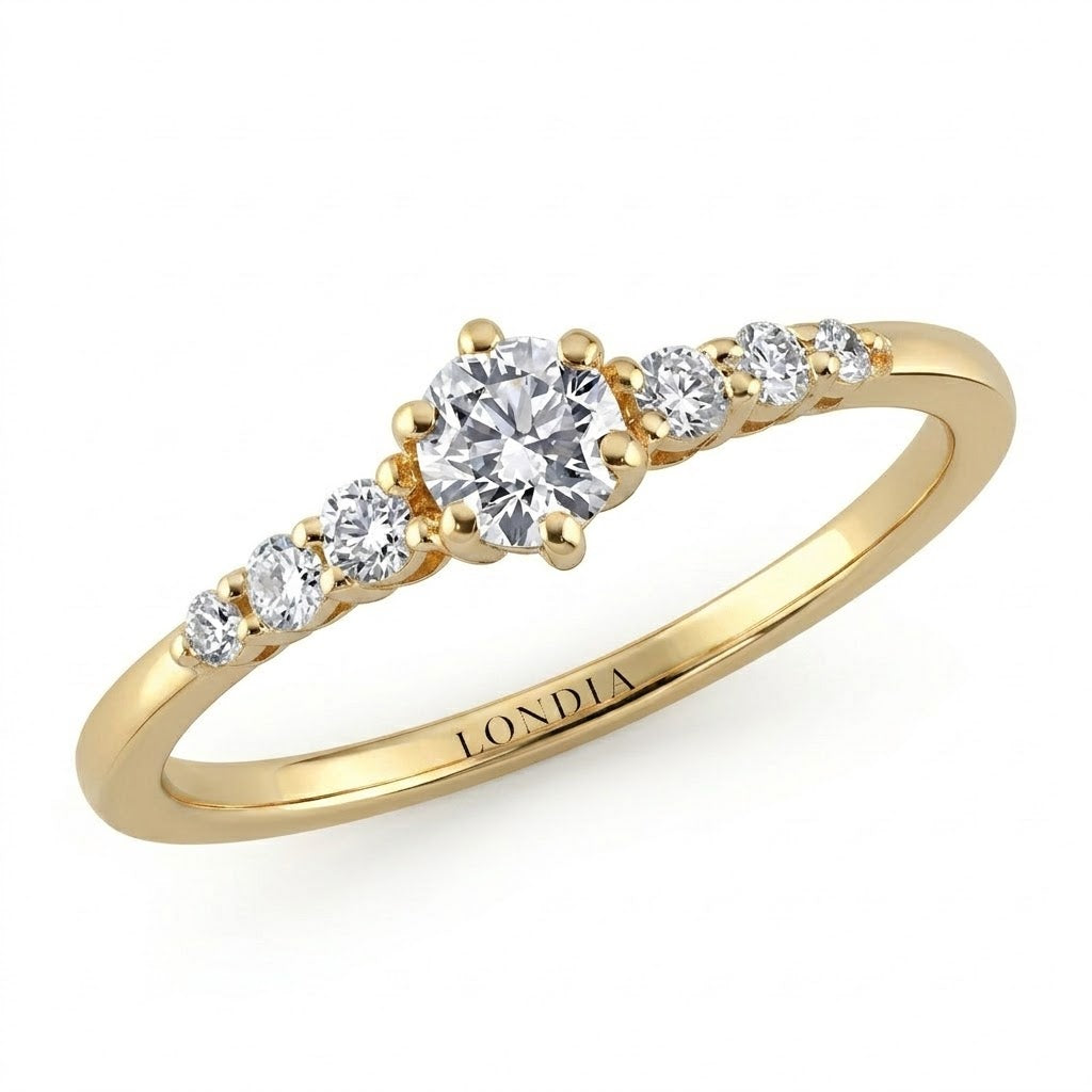 0.40 Carat Natural Diamond Design Ring