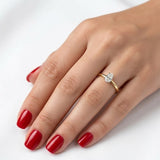0.40 Carat Pear-Cut Solitaire Ring