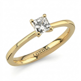 0.40 Carat Princess-Cut Solitaire Ring