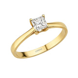 Princess Solitaire Ring