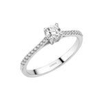 Natural Diamond Side Stone Design Ring