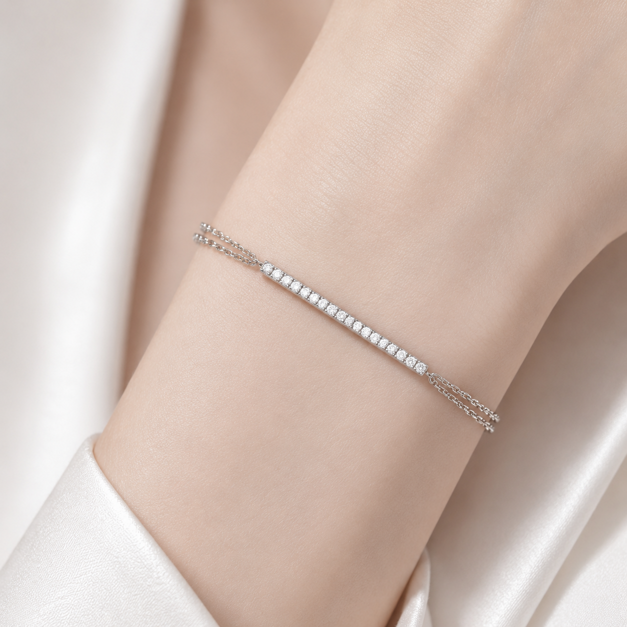 0.40 Carat Natural Diamond Classic Tennis Bracelet