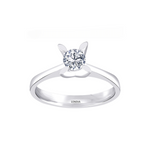 0.40 Ct. Butterfly Design Solitaire Ring in 14K Gold