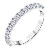 0.40 ct. Diamond Clair Design Half Eternity Band Ring in 14K Fine Gold