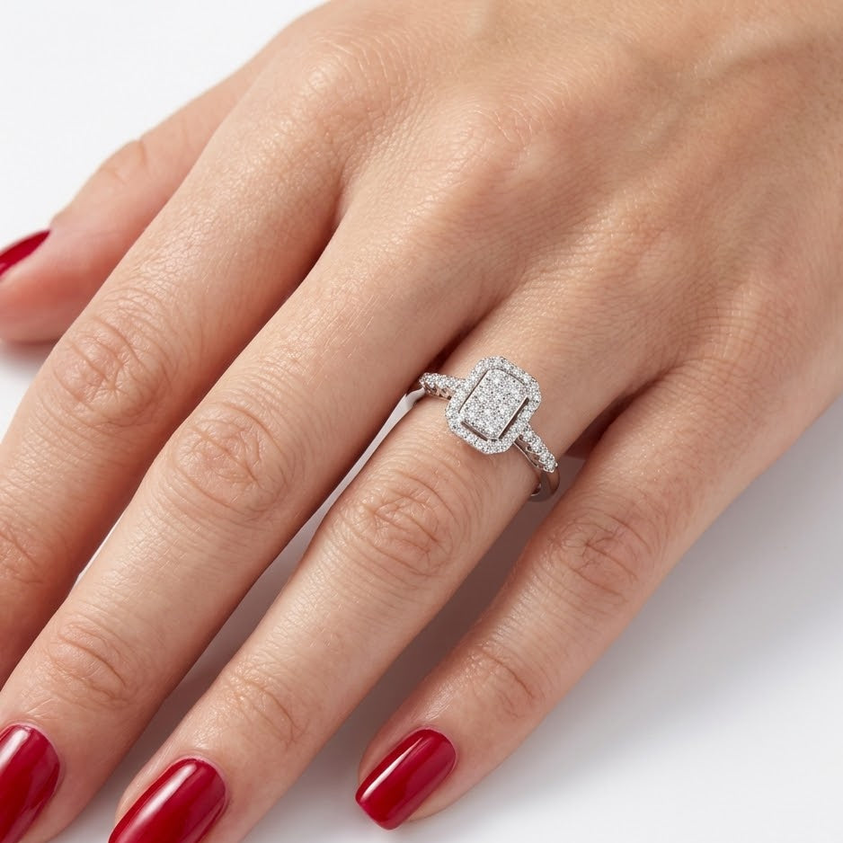 Coronet Design Diamond Ring