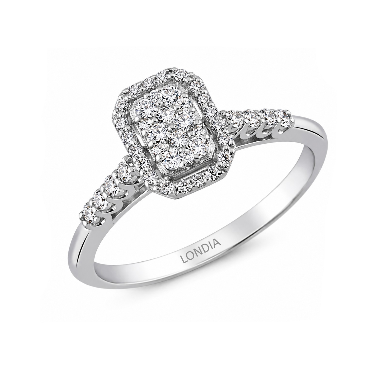 Coronet Design Diamond Ring