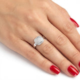 0.45 Carat Natural Diamond Nova Design Statement 14K Gold Ring