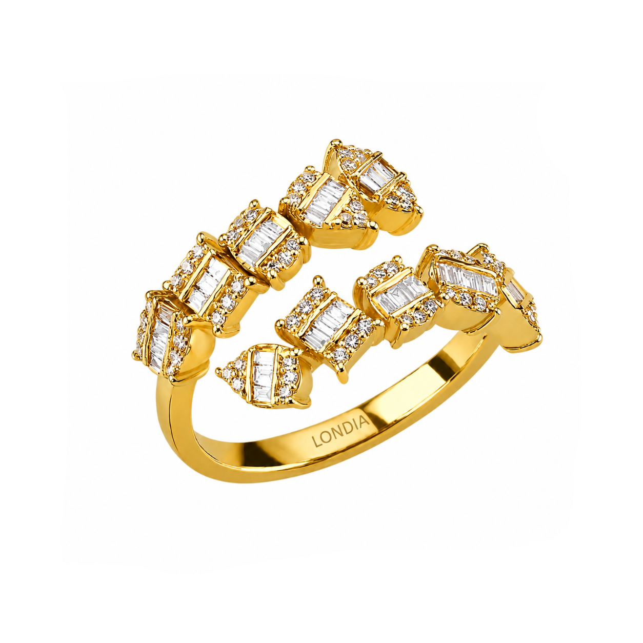 Natural Diamond Statement Design Ring 